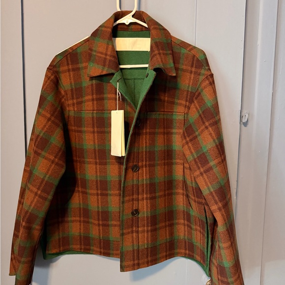 ARKET Plaid Button-Up Jacket - 38/6 - Picture 4 of 9